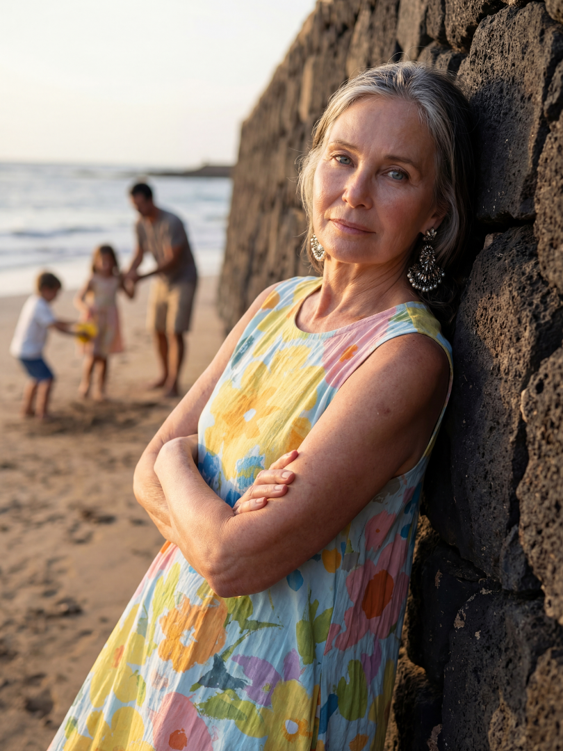 Eloise | Coastal Texture Midi Dress