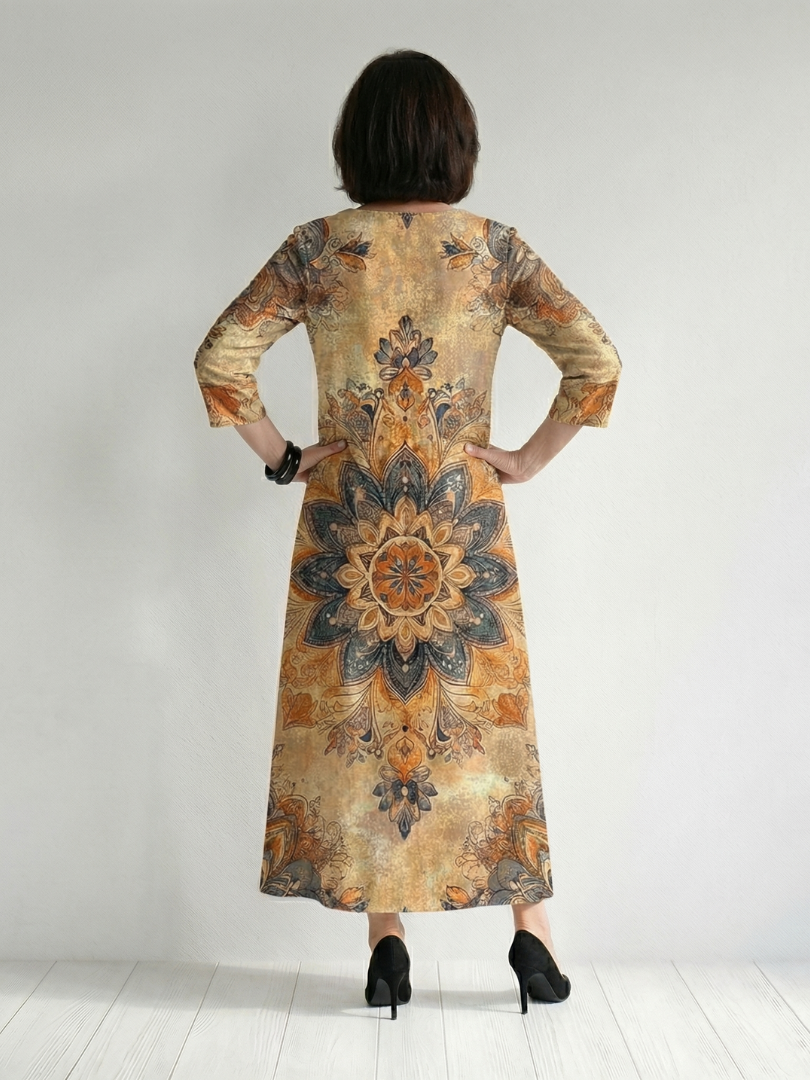 Hazel | Gentle Floral Midi Dress