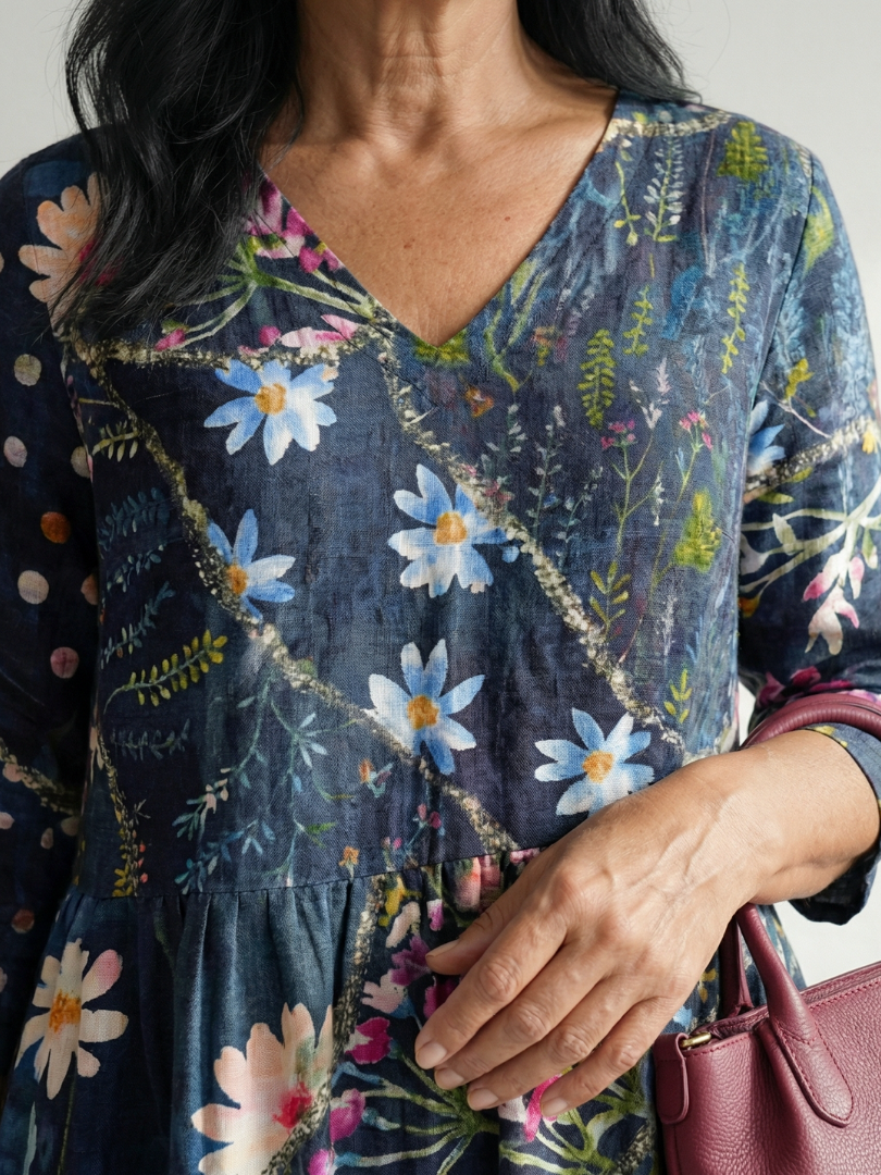 Penelope | Easy Gather Floral Midi Dress