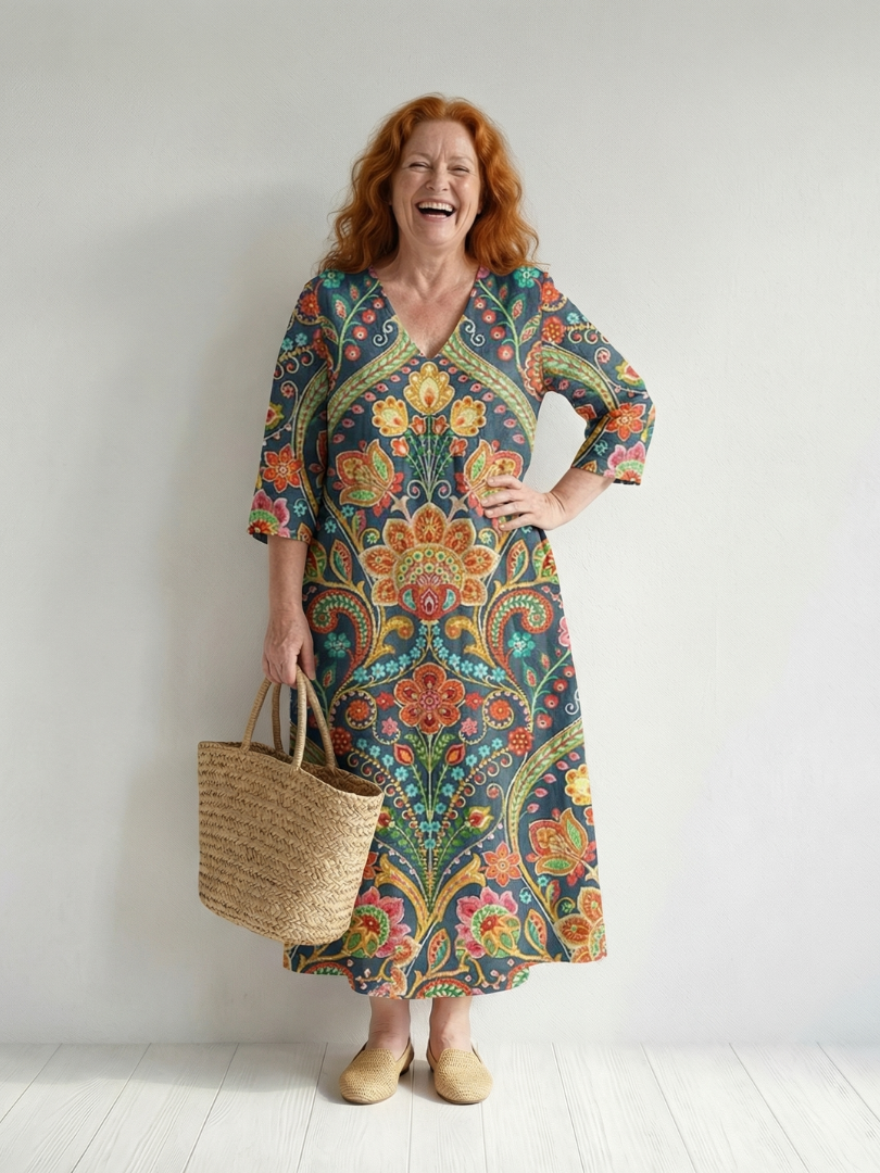 Lillian | Easy Shape Garden Midi Dress