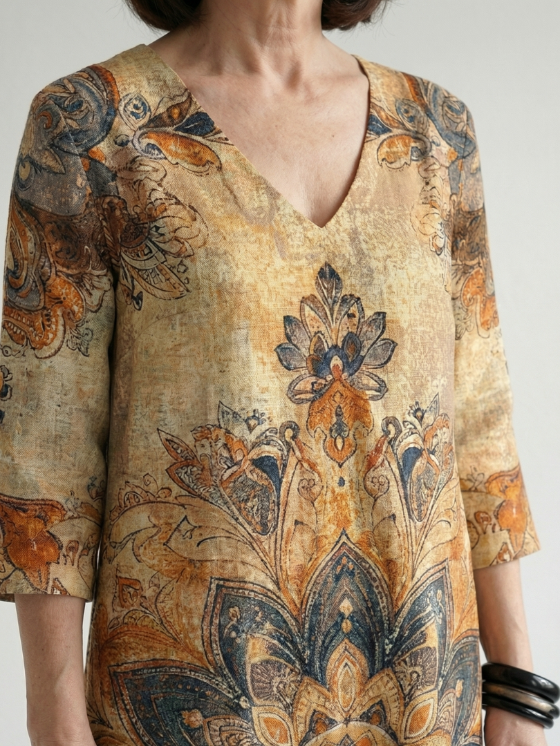 Hazel | Gentle Floral Midi Dress
