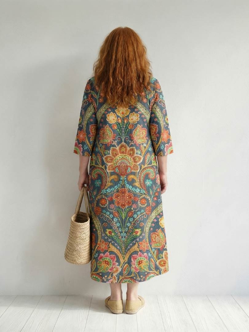 Lillian | Easy Shape Garden Midi Dress