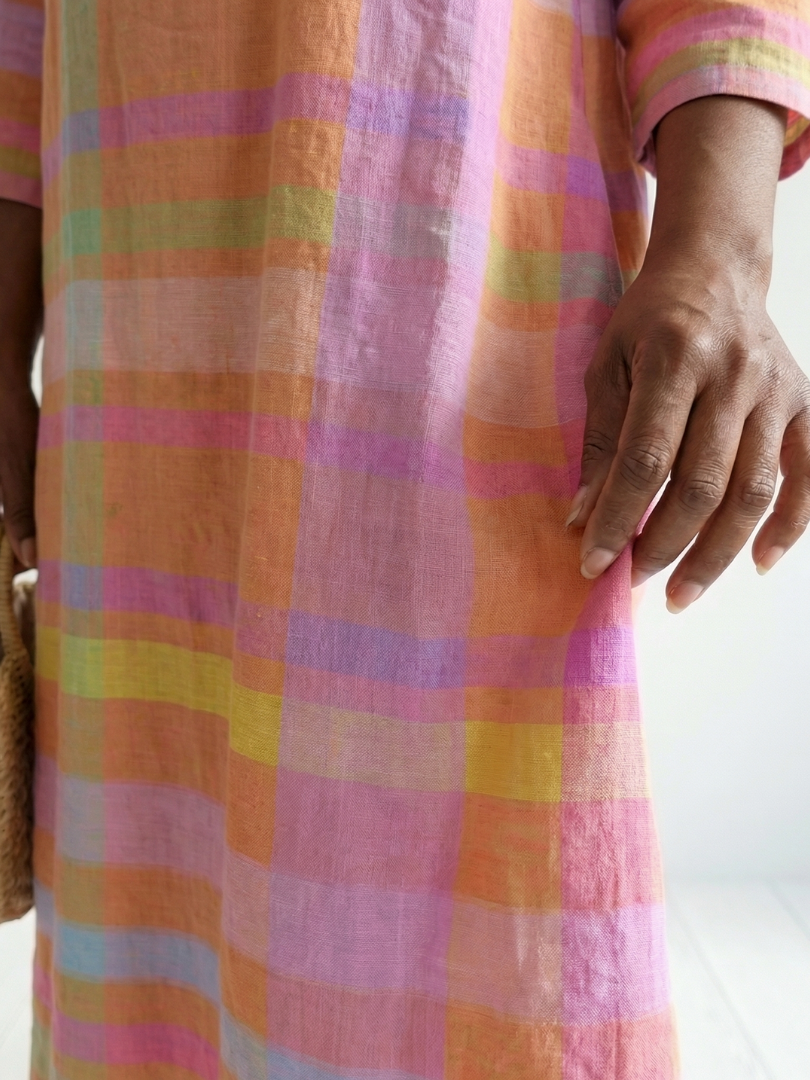 Emerson | Easy Drape Stripe Midi Dress