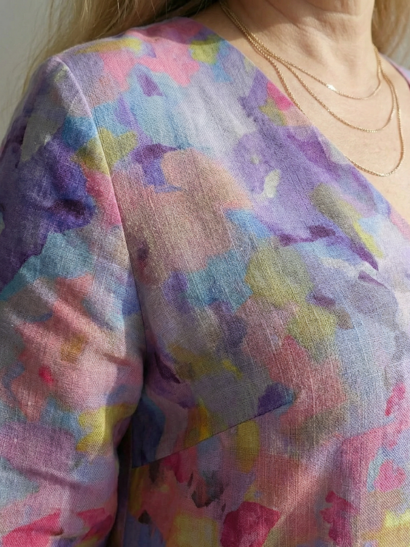 Kennedy | Abstract Floral Midi Dress