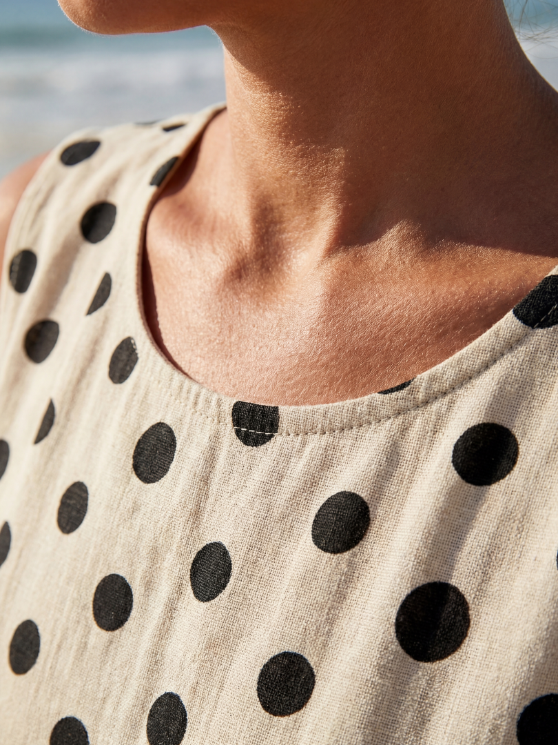 Bella | Garden Dot Midi Dress