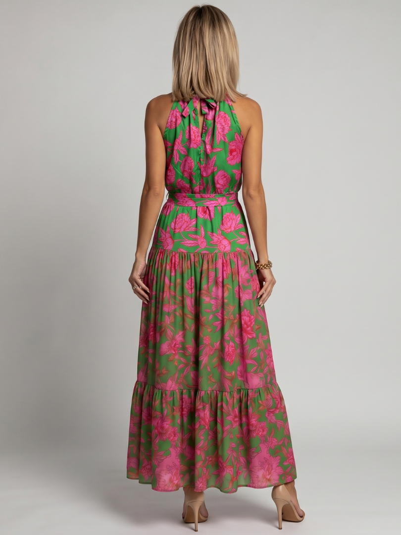 Maeve™ | Draped Halter Midi Dress